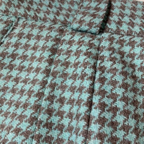 Vintage 90s Norton McNaughton wool blend mint houndstooth pencil skirt, 16 NWT - Picture 4 of 11